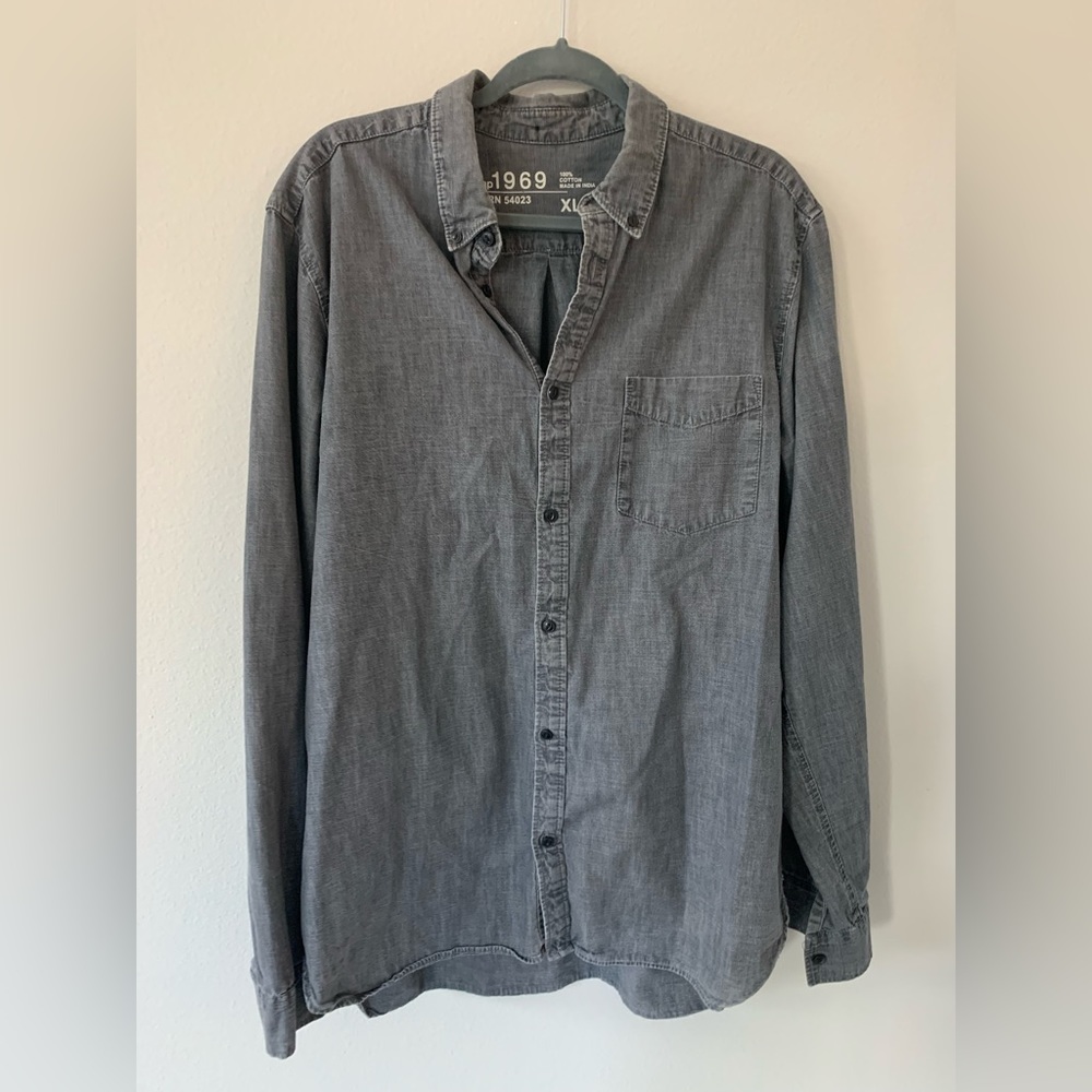 GAP Denim Gray Shirt